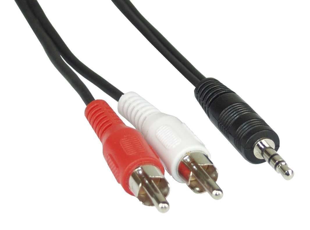 Cavo RCA maschio 3,5 mm stereo 5 mt GOOBAY - immagine 2