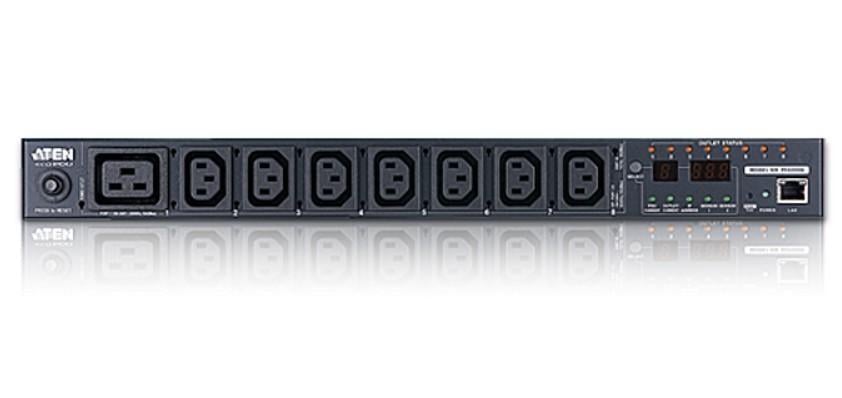 Multipresa Rack PDU 7xC13+C19 Misurazione PDU, Controllo Presa PE6208G ATEN - immagine 2