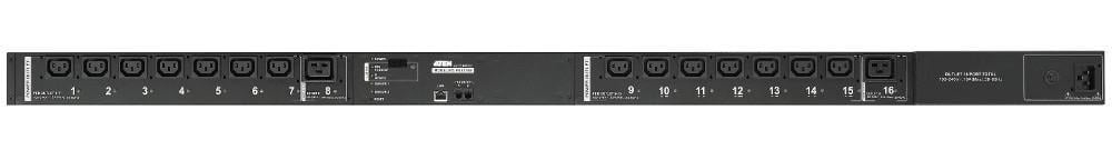 Multipresa Rack PDU 14 C13+2 C19 con Misurazione Presa 15/20A, PE6216G ATEN - immagine 2
