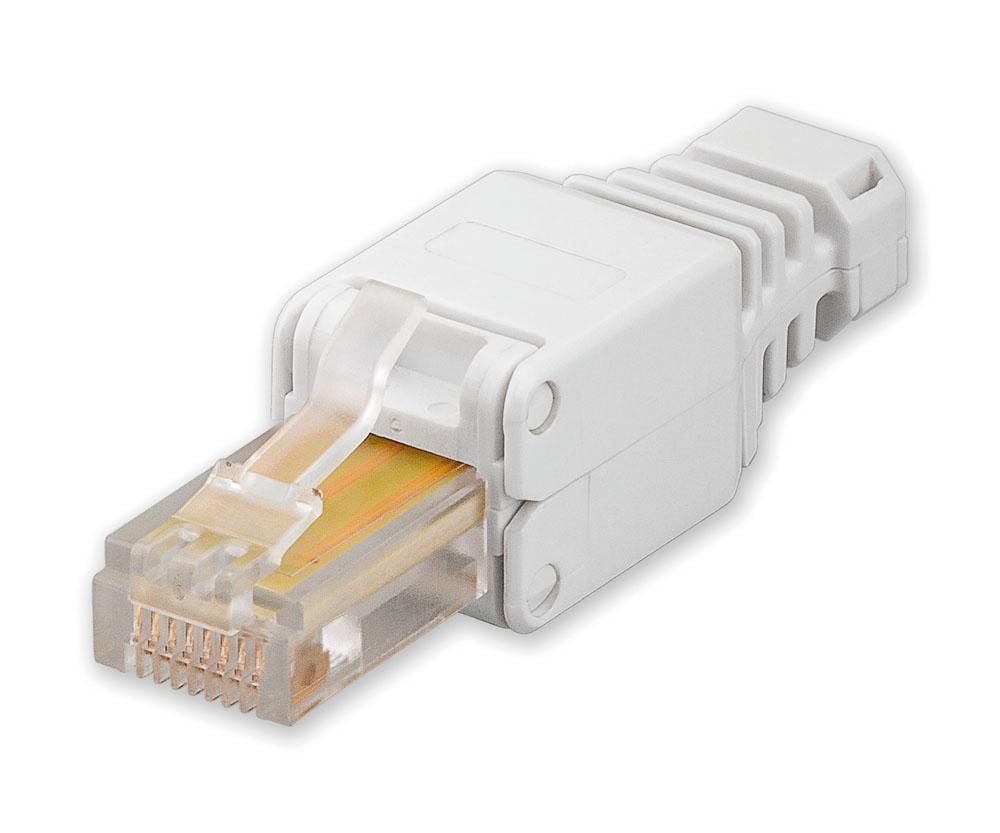 Plug Cat. 5/6 RJ45 Toolless con Copriconnettore INTELLINET - immagine 2