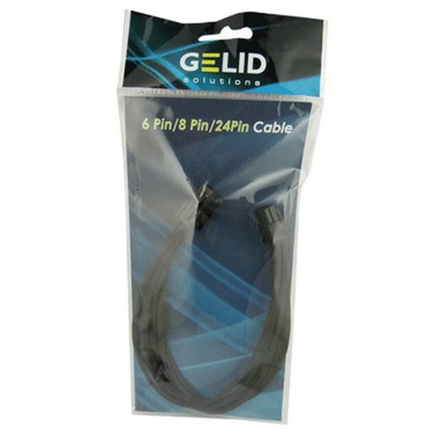 Cavo Prolunga PCI-E 6 Pin 30 cm con Guaina Nera GELID SOLUTIONS - immagine 2