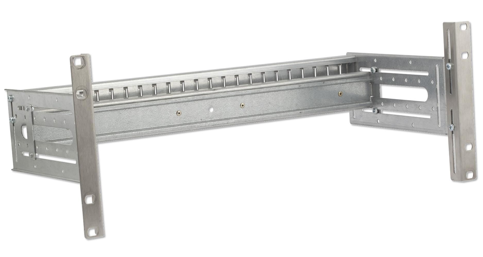 Supporto Guida DIN 4U per Armadi Rack 19'' Grigio INTELLINET - immagine 2