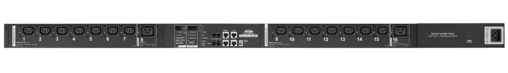 Multipresa Rack PDU 14 C13+2 C19 con Misurazione Presa 10/16A, PE8216G ATEN - immagine 2