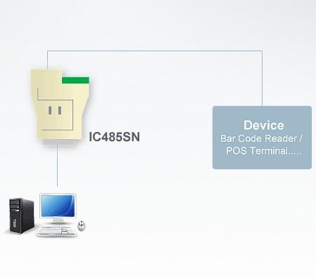 Convertitore RS232-RS422/485: IC485SN ATEN - immagine 2