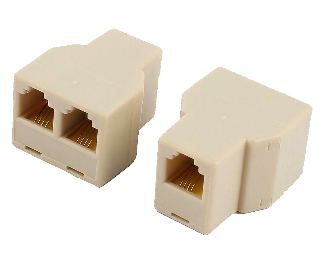 Accoppiatore telefonico 2x 6P6C Femmina a 6P6C Femmina INTELLINET - immagine 2