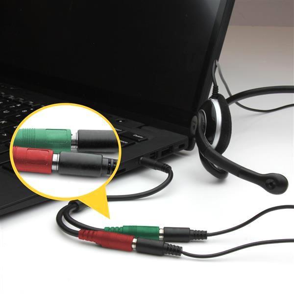 Cavo Microfono Cuffia 3,5 mm per Smartphone e Notebook MANHATTAN - immagine 2