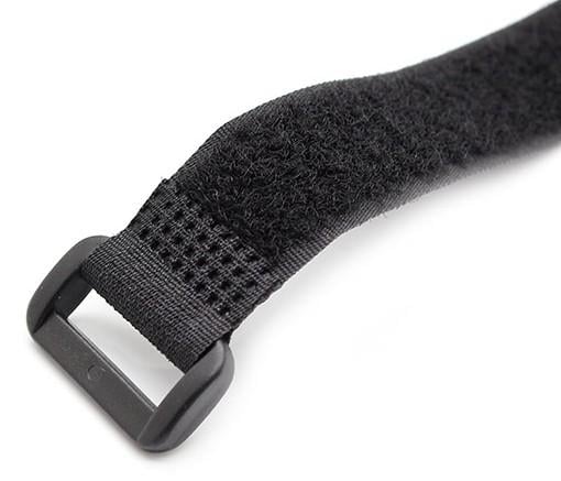 Fascette Fermacavo Nero in Velcro Set da 10 pz LOGILINK - immagine 2