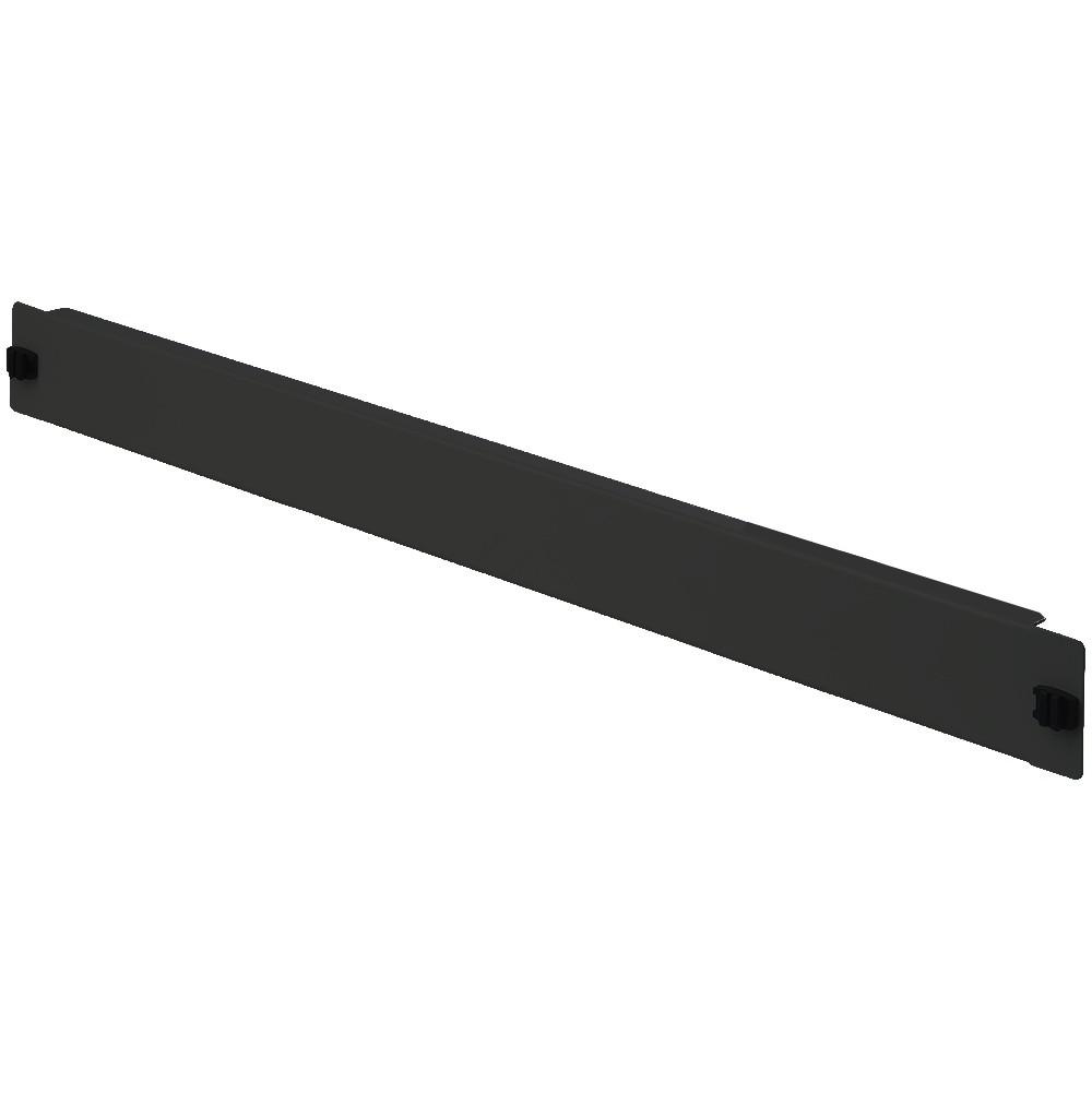Pannello Cieco Toolless 2 Clip per Armadi Rack 19'' 1U Nero INTELLINET - immagine 2