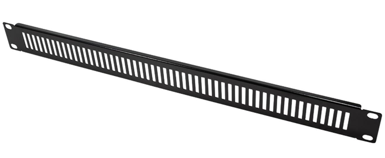 Pannello Chiusura Ventilato Nero - 1 Unità TECHLY PROFESSIONAL - immagine 2