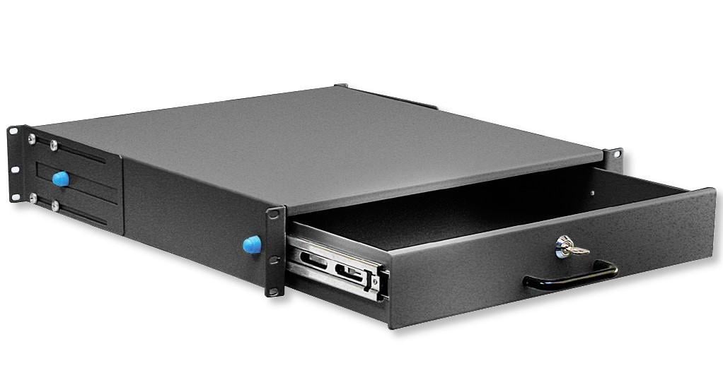 Cassetto Tastiera 2U per Rack 19'': Pratico e Sicuro INTELLINET - immagine 2