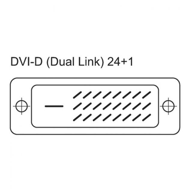 Cavo prolunga DVI-D Dual Link 1,8 m: maschio/femmina OEM - immagine 2