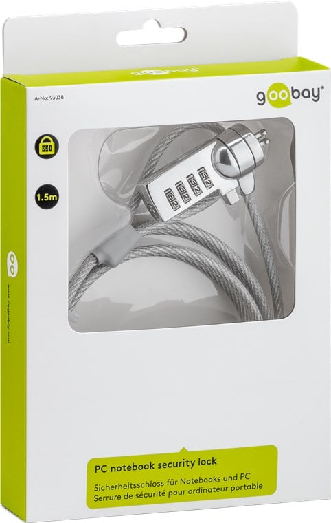 Cavo combinazione Notebook sicuro GOOBAY - immagine 2