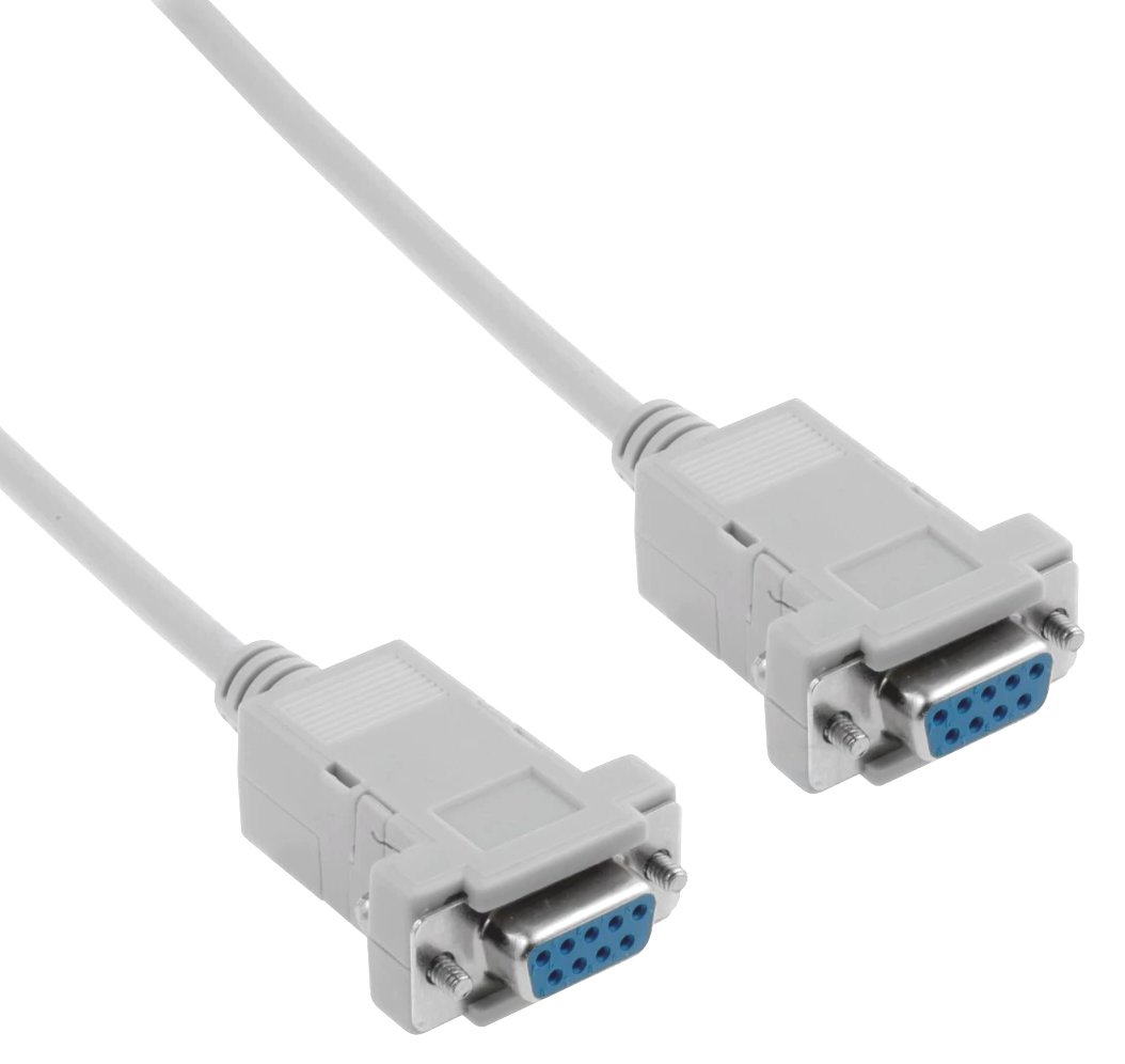 Cavo Null Modem AT Cross Over per PC, Lunghezza 1,8m MANHATTAN - immagine 2