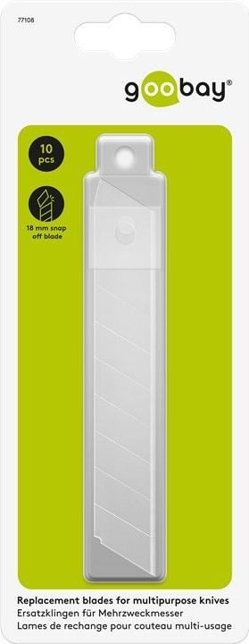 Kit 10 lame per Cutter Ricambi GOOBAY - immagine 2