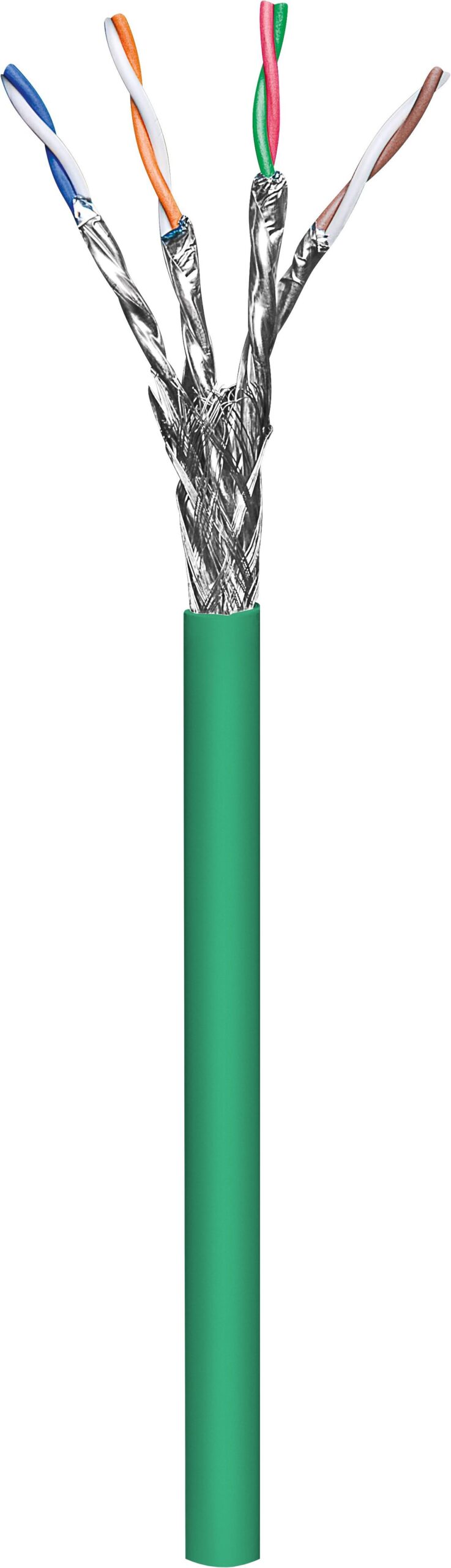 Matassa S/FTP Cavo Cat.7 Rame LSZH 100m Flessibile Verde OEM - immagine 2