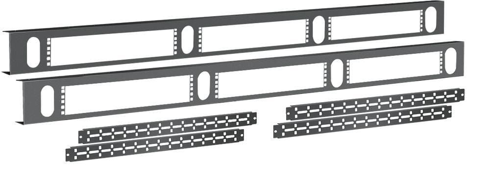 Coppia Canalini per Cavi 19'' 42U Grigio con 6 Slot INTELLINET - immagine 2