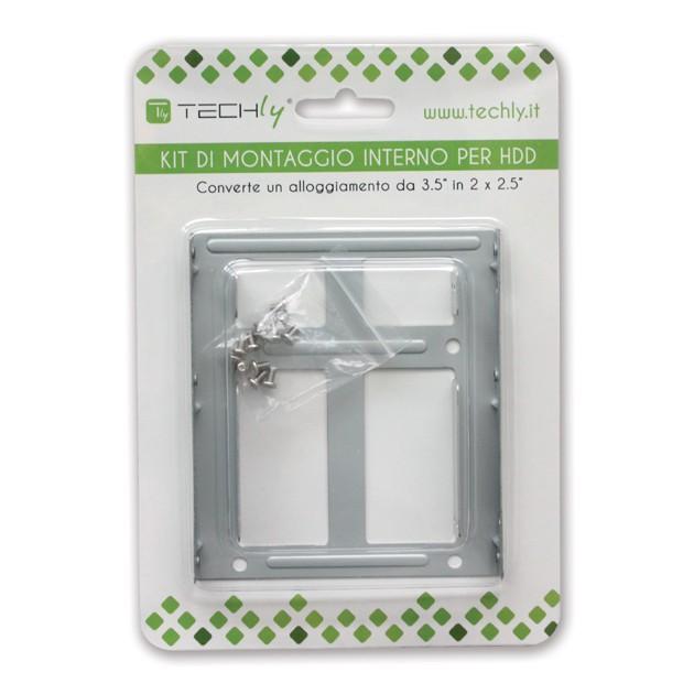 Kit Montaggio HDD 2.5 su alloggio 3.5 TECHLY - immagine 2