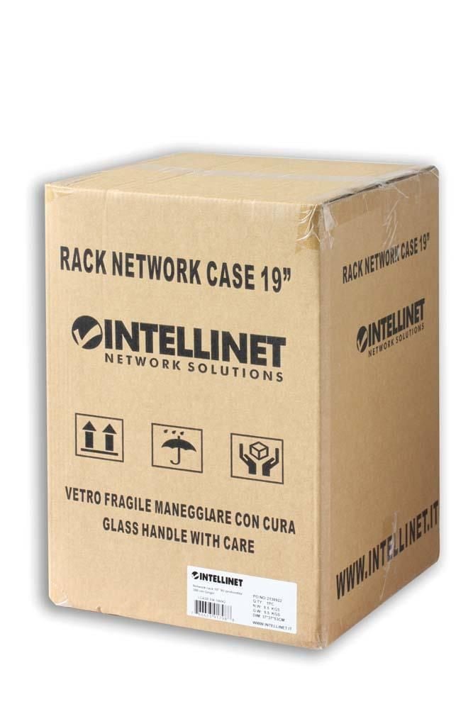 Armadio Rack 10'' a Muro Nero - 6U INTELLINET - immagine 2
