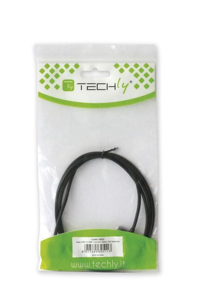 Cavo USB dati per Samsung Tab Galaxy: connessione veloce. TECHLY - immagine 2