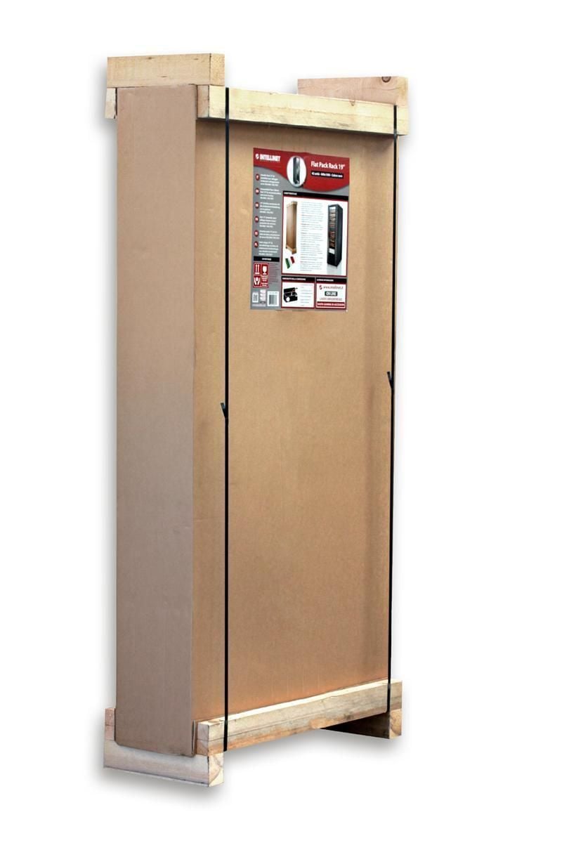 Armadio NetRack Nero 19'' 600x1000 - 27U: Facile Assemblaggio INTELLINET - immagine 2