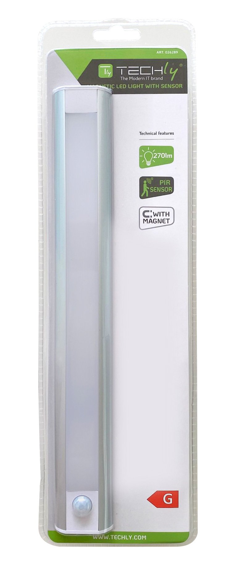 Barra LED Magnetica con Sensore di Movimento TECHLY - immagine 2