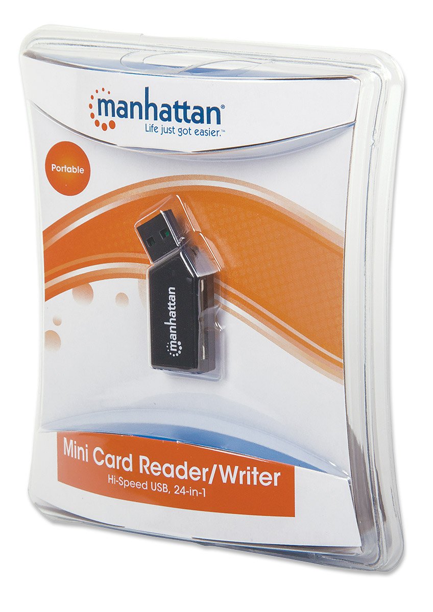 Mini Card Reader USB 2.0: il tuo compagno di memoria MANHATTAN - immagine 2