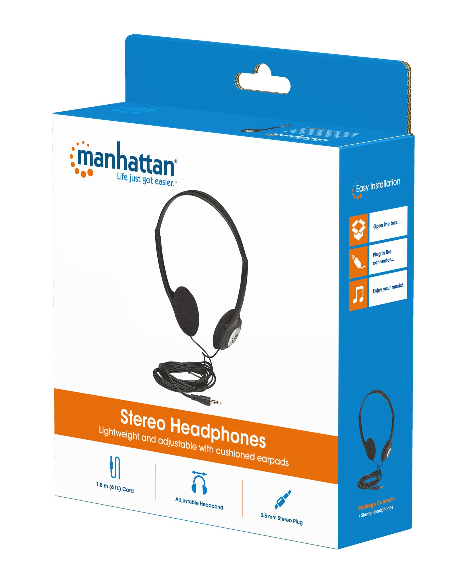 Cuffie Stereo Comfort: Auricolari Imbottiti MANHATTAN - immagine 2