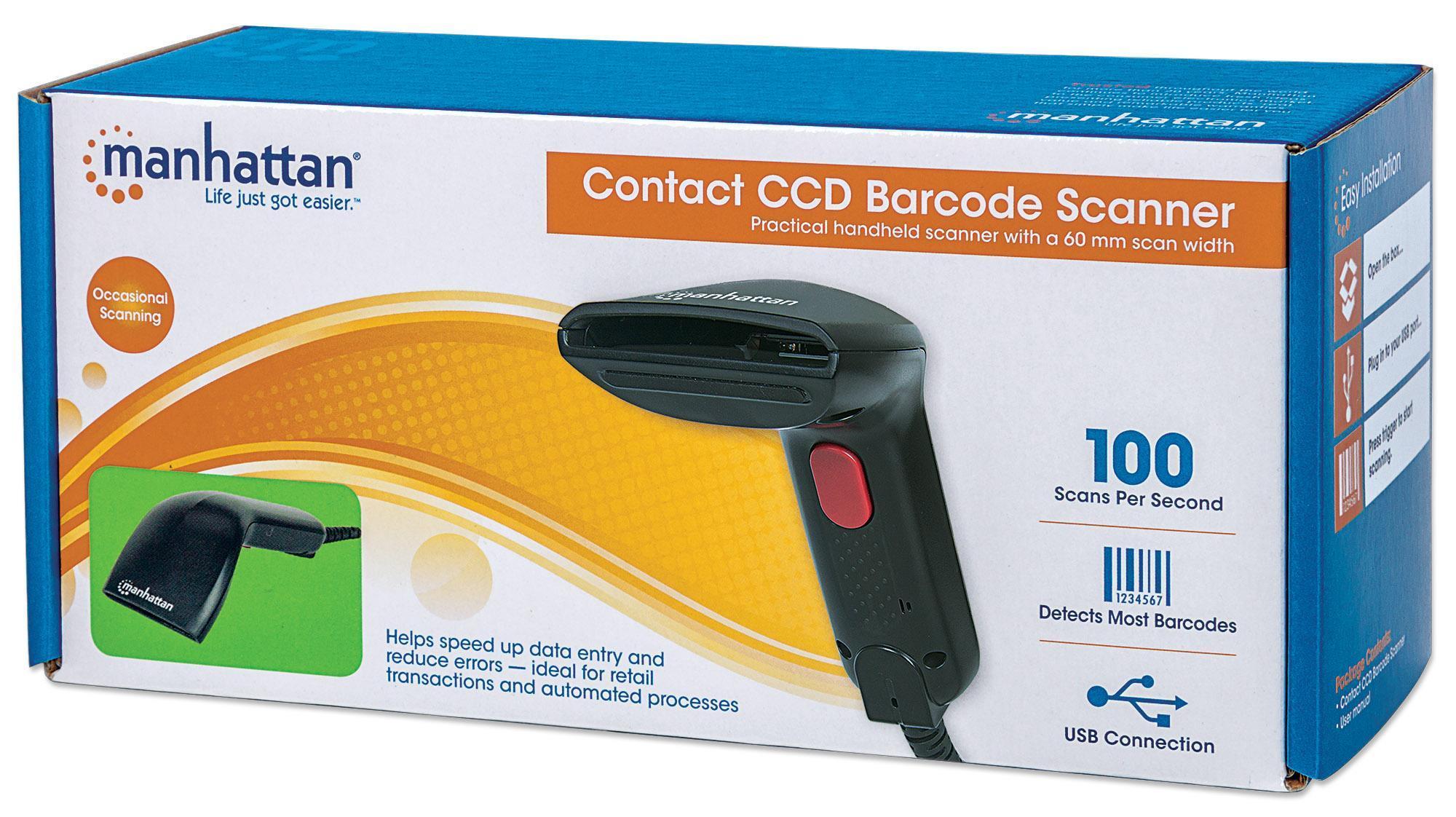 CCD Barcode Scanner a Contatto MANHATTAN - immagine 2
