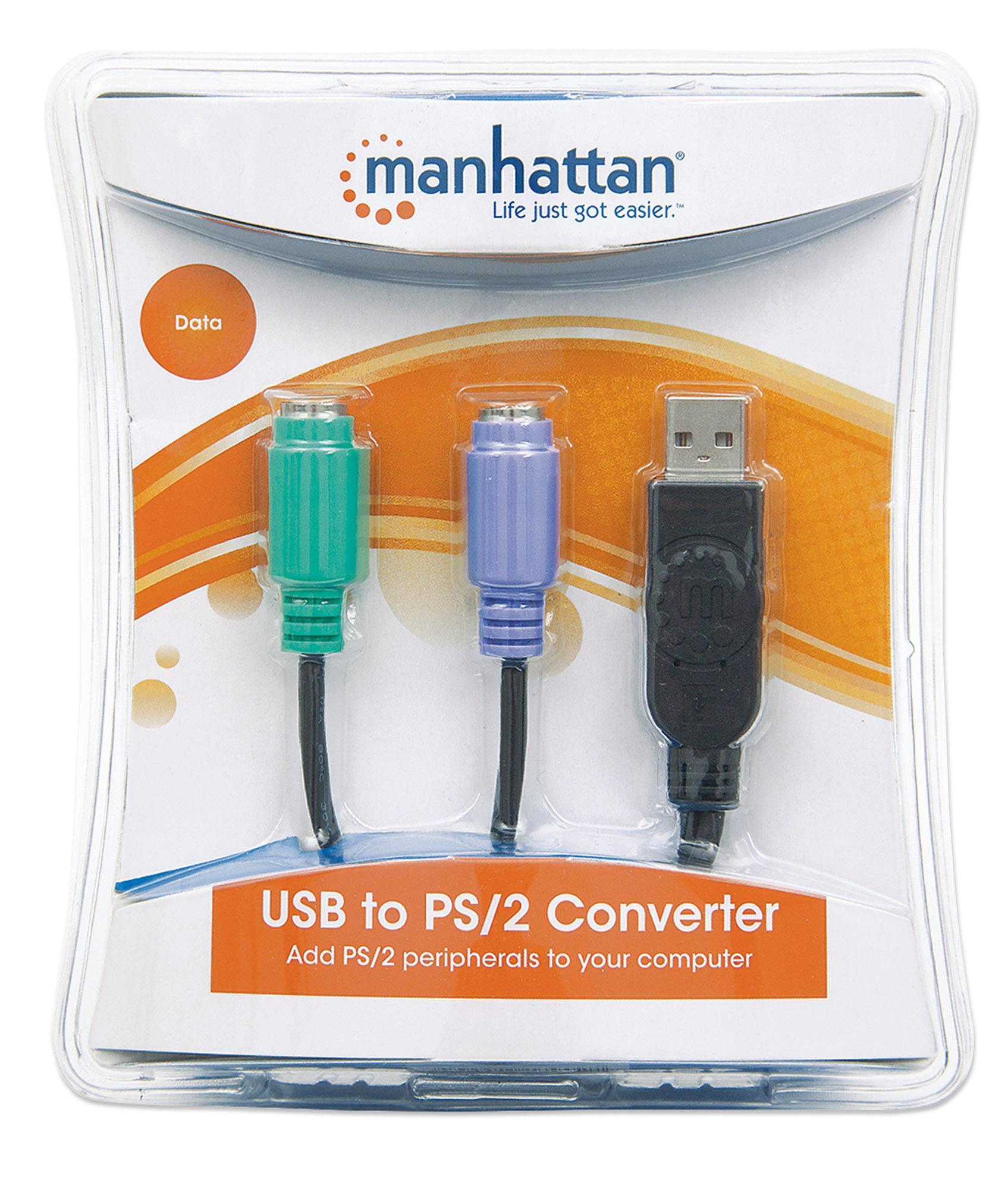 Adattatore USB Dual PS/2 MANHATTAN - immagine 2