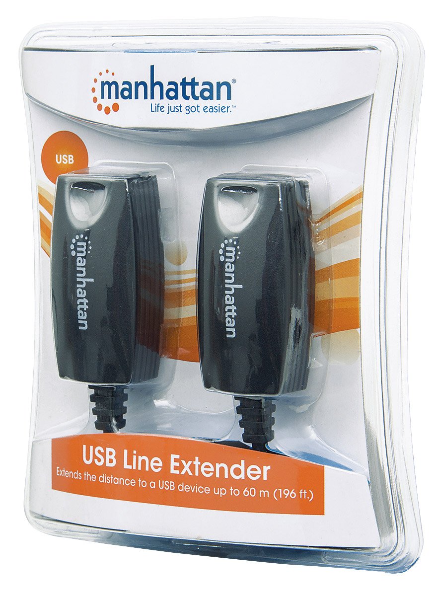 Extender USB Cat. 5E: amplifica il segnale fino a 60 metri! MANHATTAN - immagine 2
