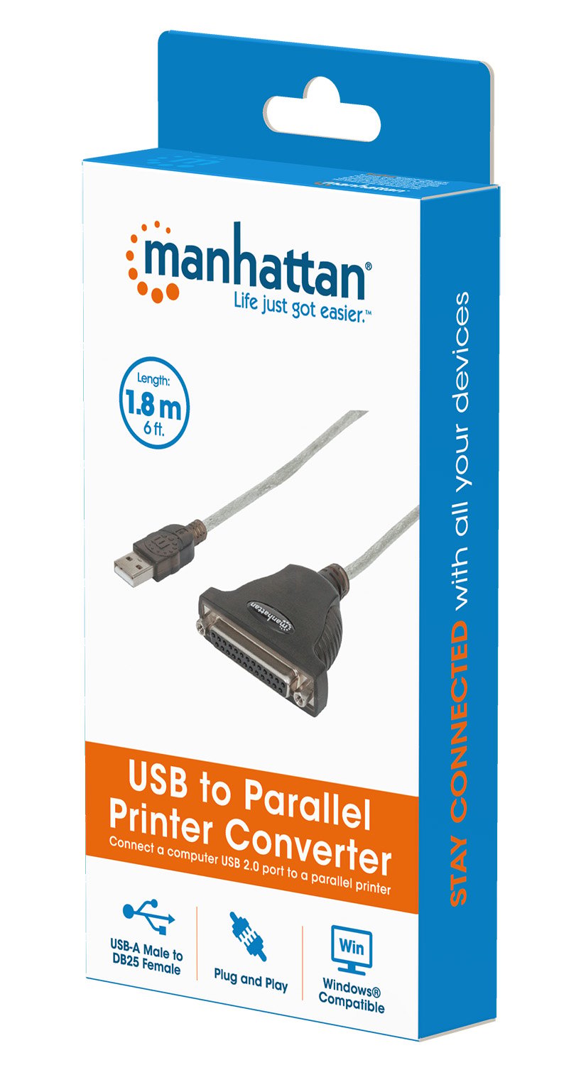 "USB to DB25 Printer Converter" MANHATTAN - immagine 2