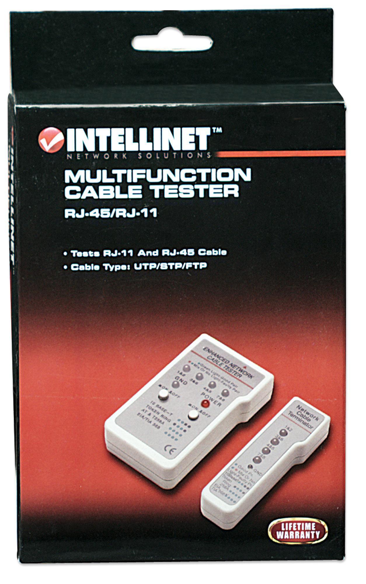 Tester Cavi Rete RJ45/RJ11: Funzionale e Versatile INTELLINET - immagine 2