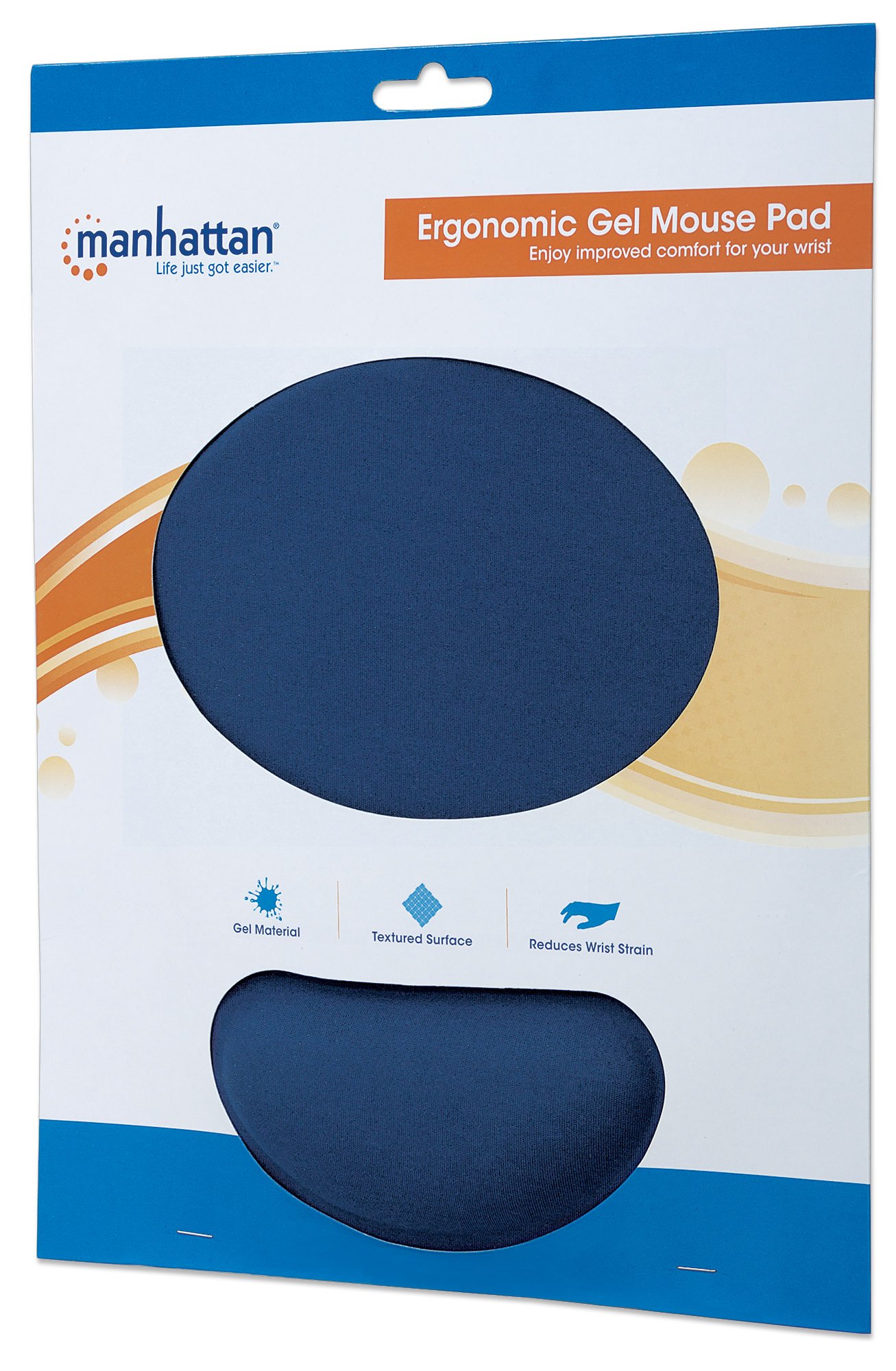 Tappetino Gel Ergonomico Blu MANHATTAN - immagine 2