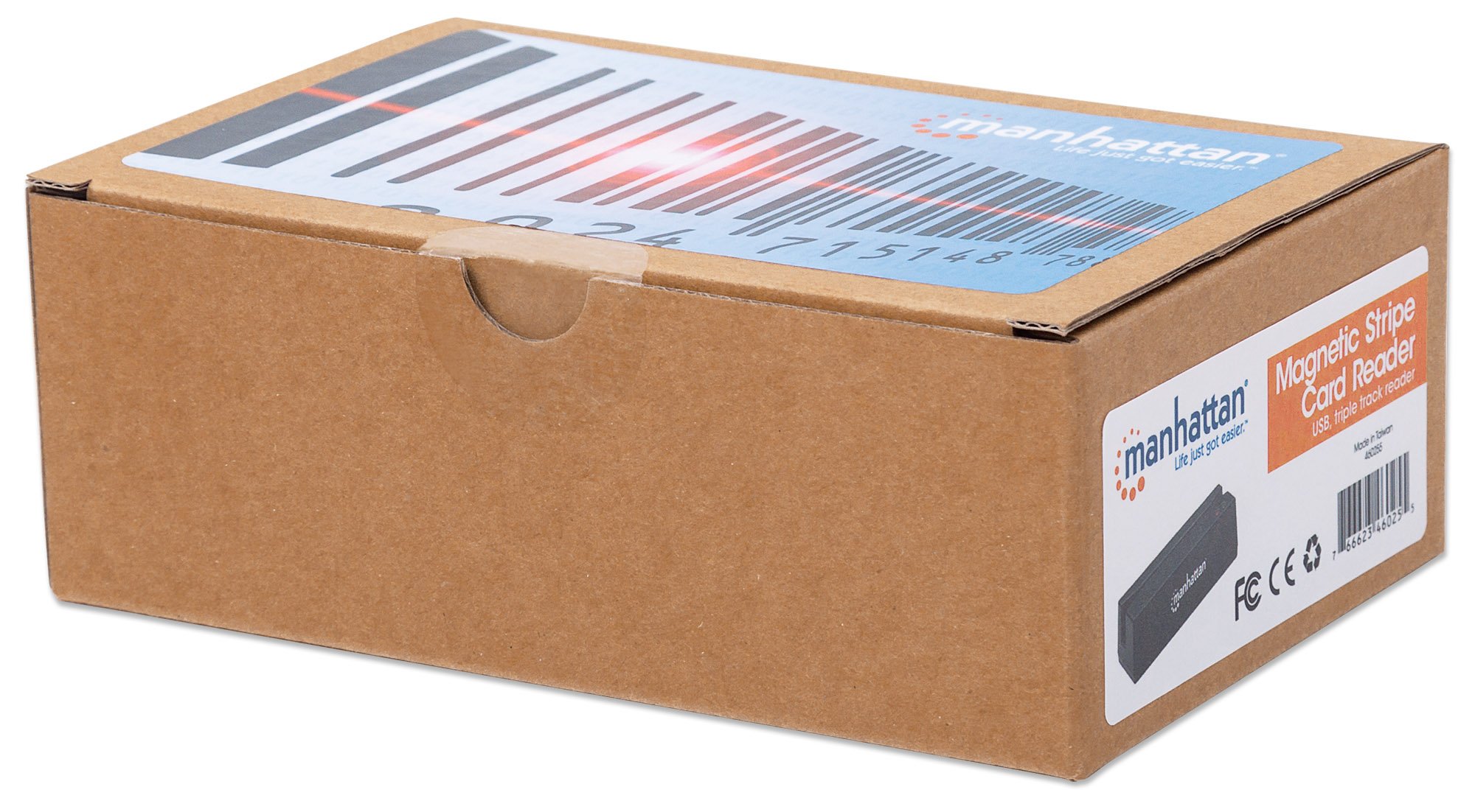 Lettore di card magnetica USB tracce 1-2-3 MANHATTAN - immagine 2