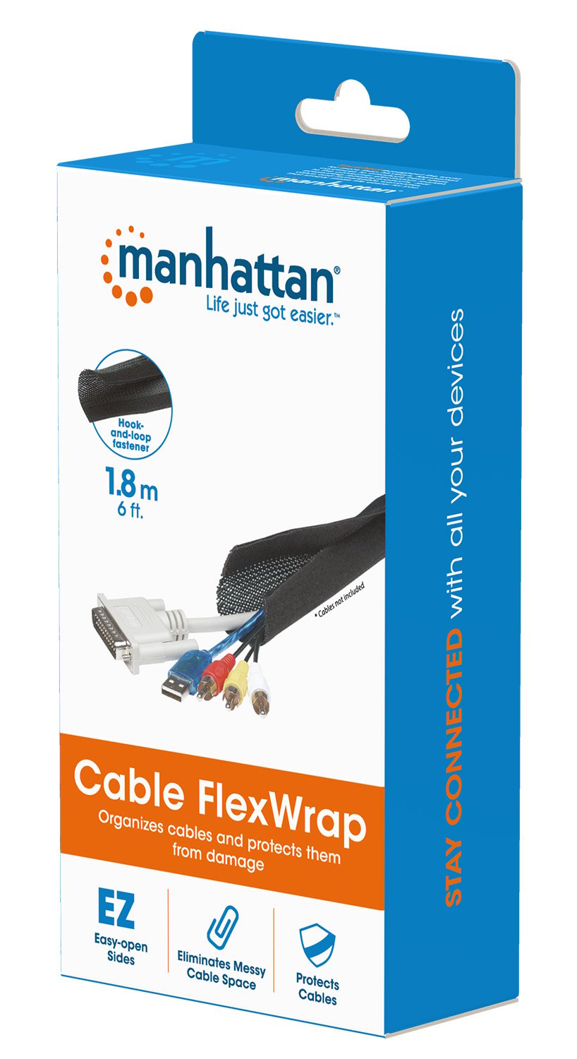 Canalina Avvolgicavo Nera MANHATTAN - immagine 2