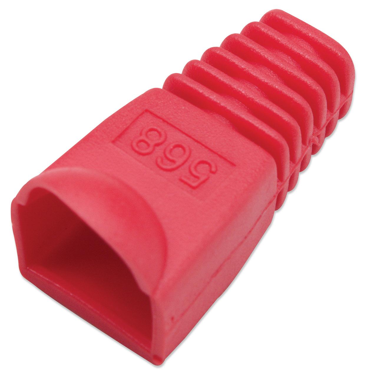 Copriconnettore RJ45 6.2mm: Rosso Brillante INTELLINET - immagine 2