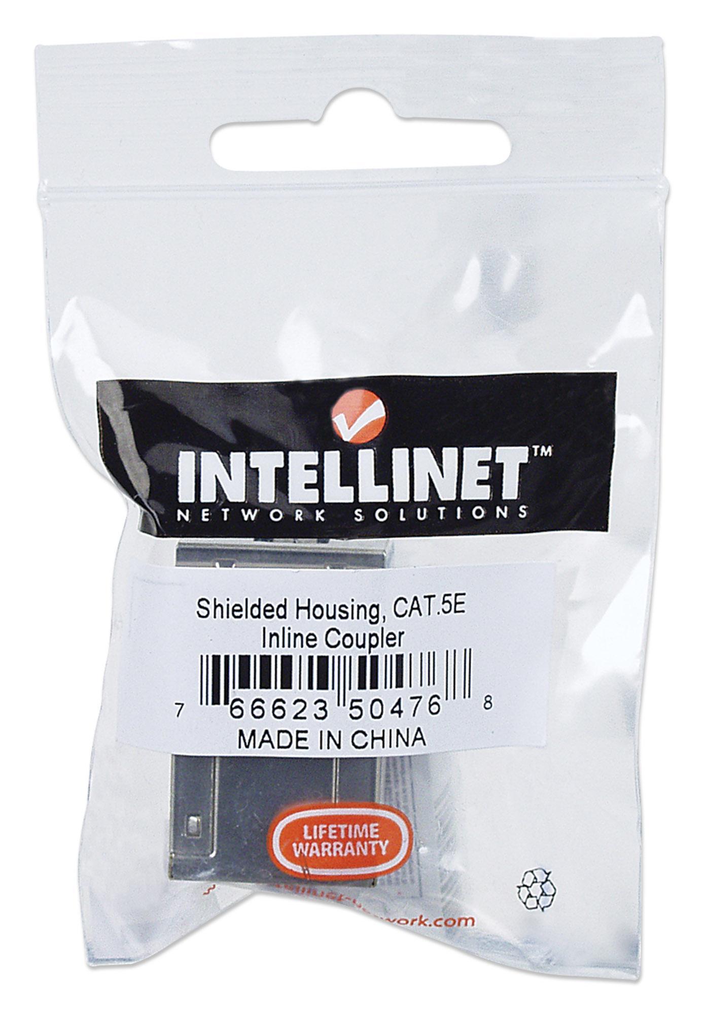 Accoppiatore RJ45 Schermato Cat. 5E Femmina/Femmina INTELLINET - immagine 2