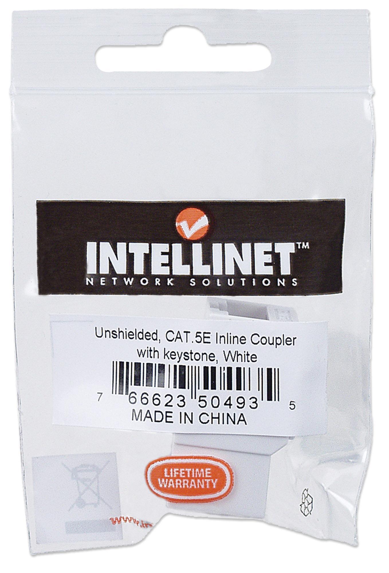 Accoppiatore RJ45 Bianco Cat5e: connessione perfetta INTELLINET - immagine 2