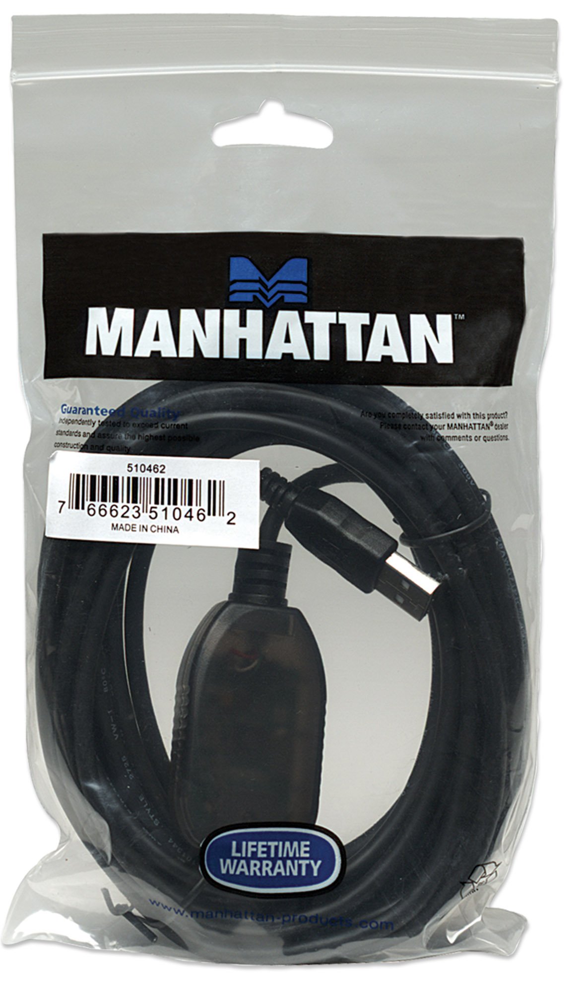 Cavo Prolunga USB 2.0 Attivo 5mt: Velocità e Affidabilità MANHATTAN - immagine 2