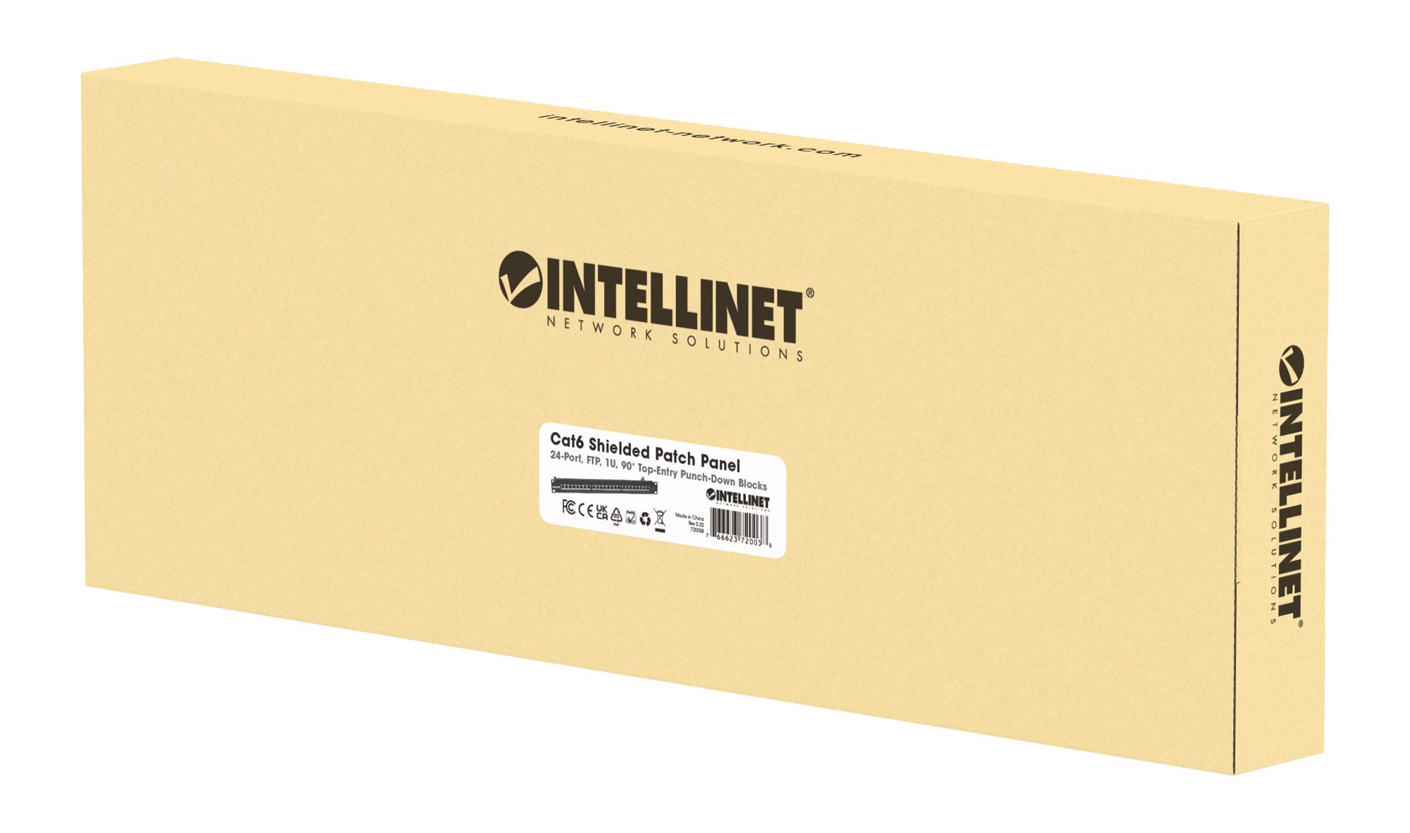 Pannello Patch STP 24 Porte RJ45 Cat. 6 INTELLINET - immagine 2