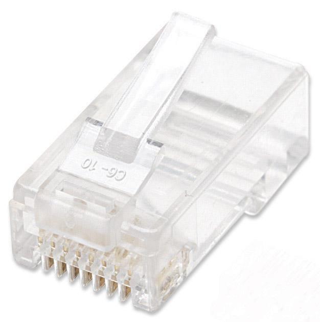 Plug RJ45 Cat5E: la soluzione modulare per cavi flessibili UTP INTELLINET - immagine 2