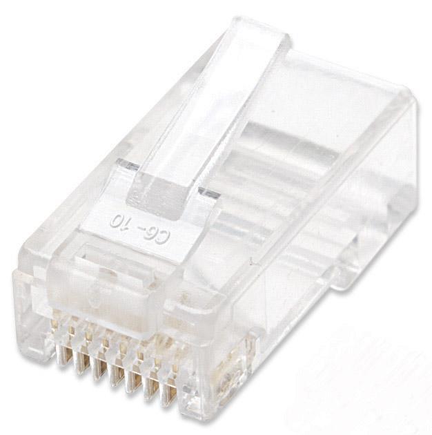 Plug RJ45 Cat6: connessione veloce per cavi flessibili INTELLINET - immagine 2