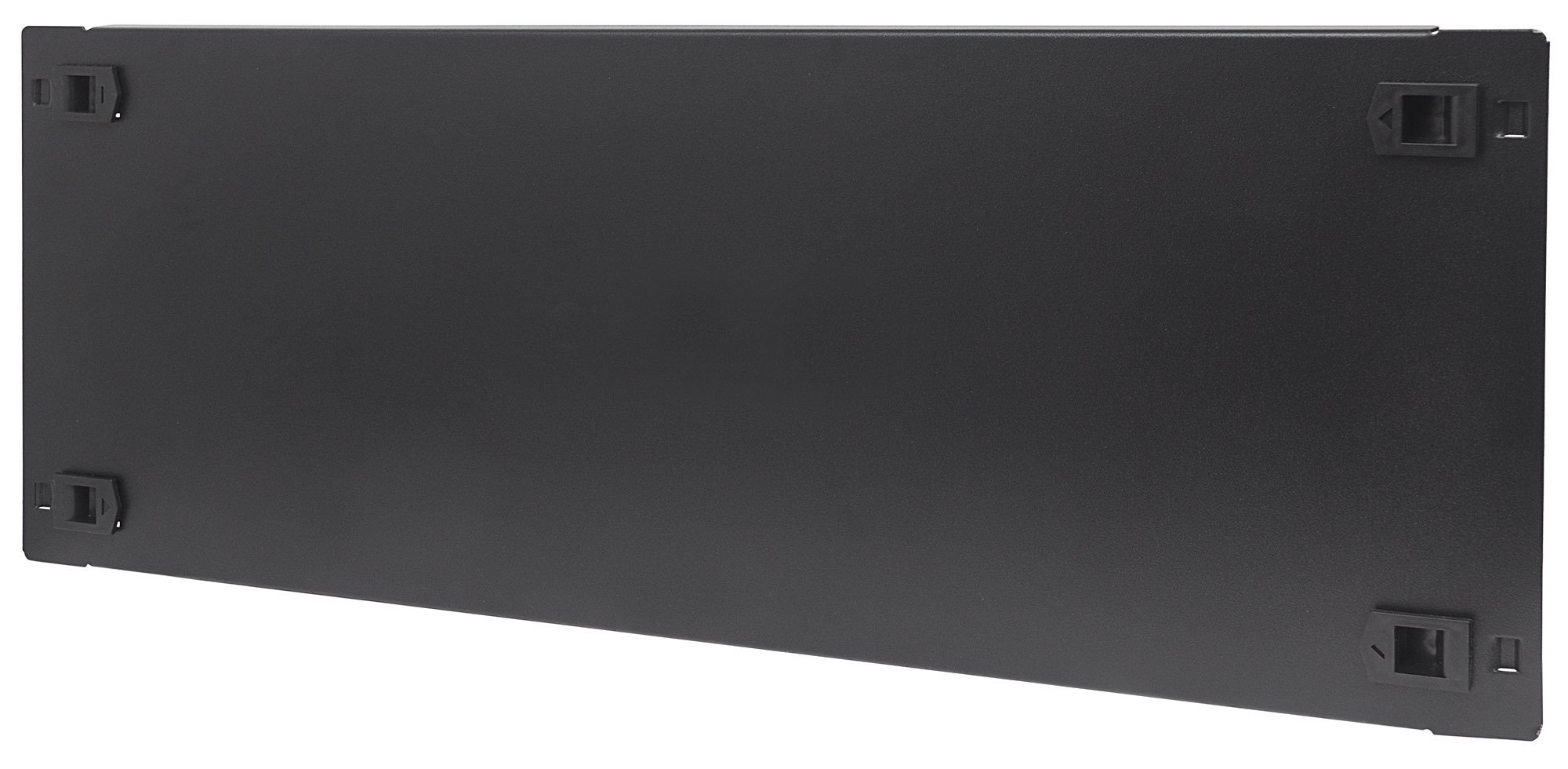 Pannello Cieco Toolless a Clip per Armadi Rack 19'' 4U Nero INTELLINET - immagine 2