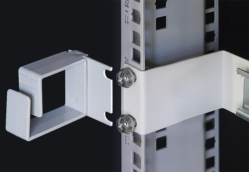 Anello Passacavi Laterale per Armadi Rack Nero INTELLINET - immagine 2
