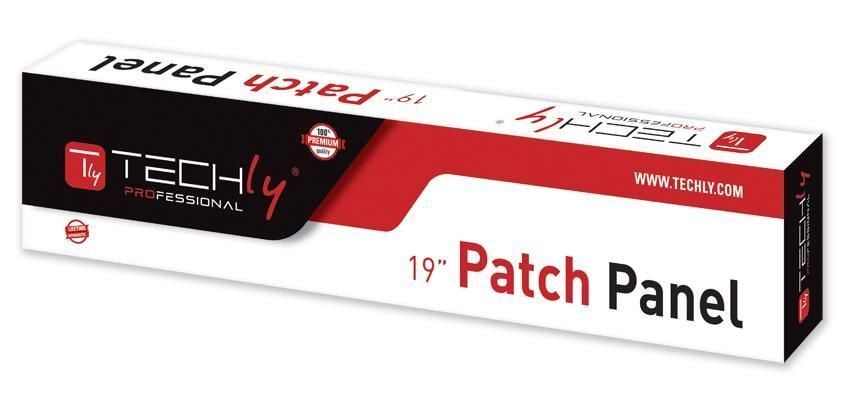 Pannello Patch UTP 24 Posti RJ45 Cat.5E Techly TECHLY PROFESSIONAL - immagine 2