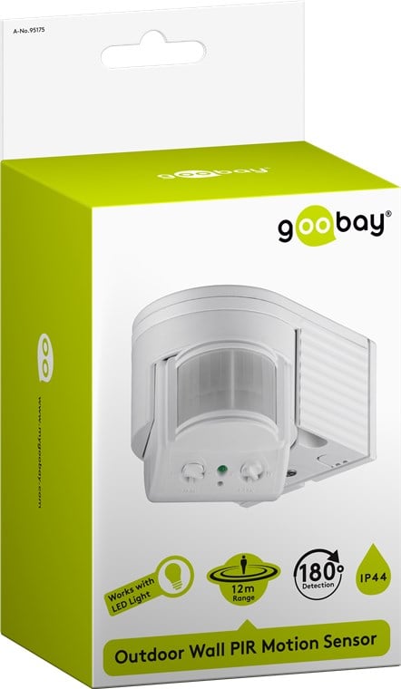 Sensore di Movimento Infrarossi per Esterni GOOBAY - immagine 2