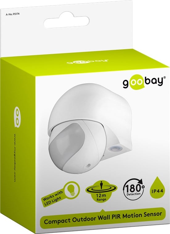 "Sensore Movimento Infrarossi Esterno Slim" GOOBAY - immagine 2