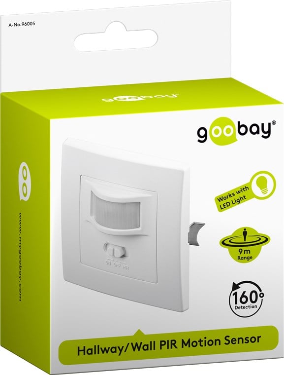 Sensore di Movimento ad Infrarossi LED da Incasso GOOBAY - immagine 2