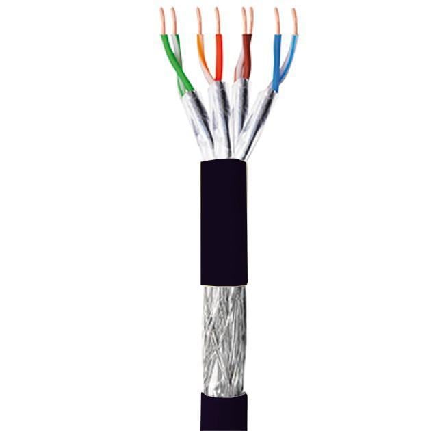 Matassa S/FTP Cavo Cat.6 CCA 100m Flessibile da Esterno Nero TECHLY PROFESSIONAL - immagine 2