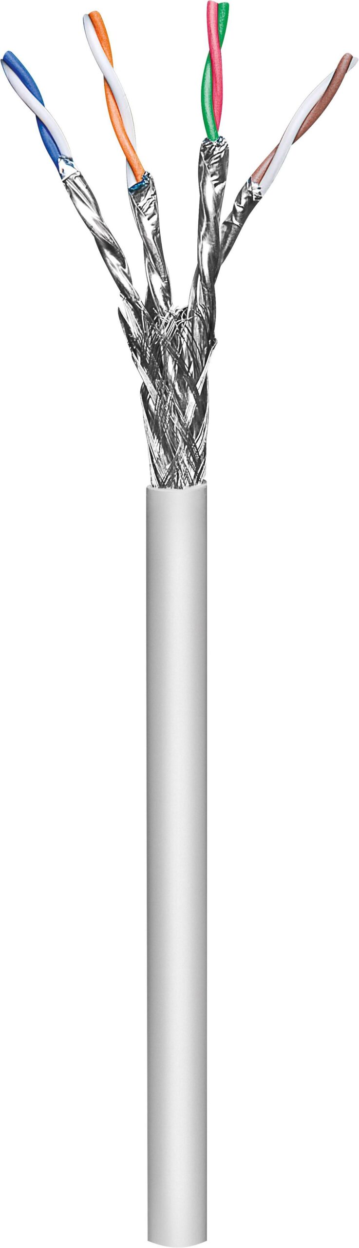Matassa S/FTP Cavo Cat.7 Rame LSZH 100m Flessibile Grigio OEM - immagine 2